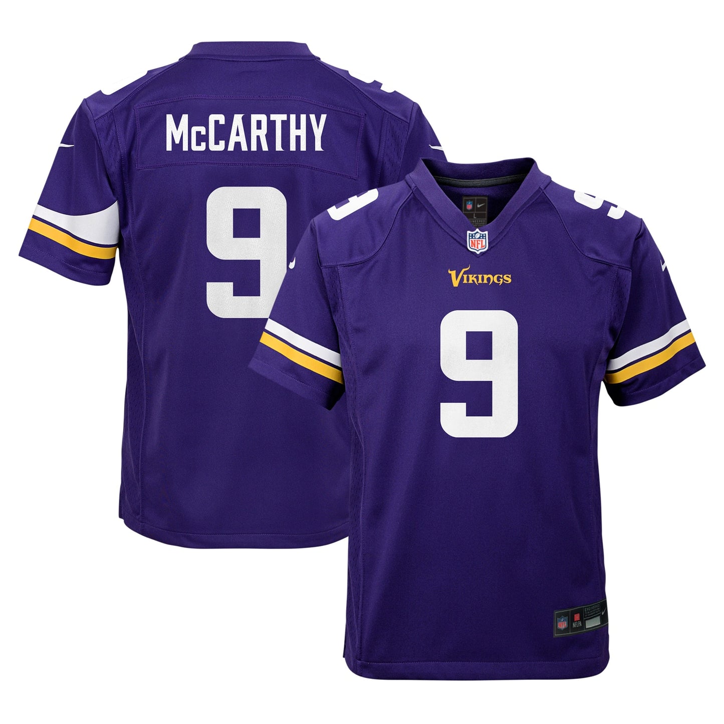 Youth Minnesota Vikings Nike Player Game Jersey