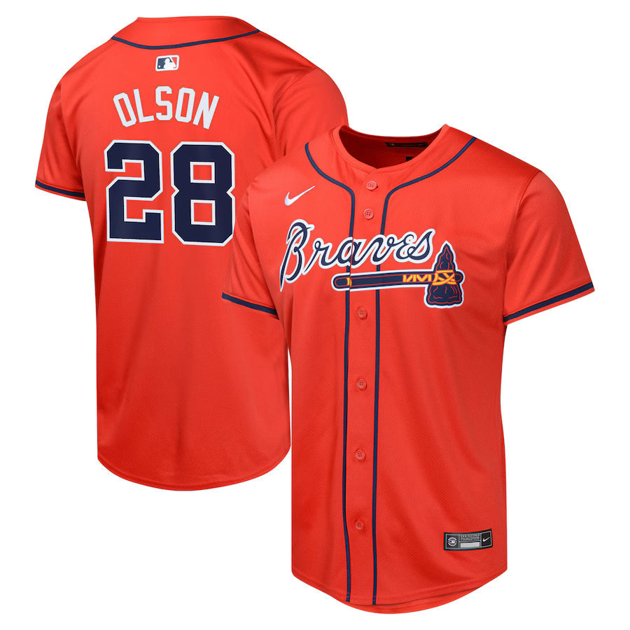 Youth Atlanta Braves Nike Player Jersey