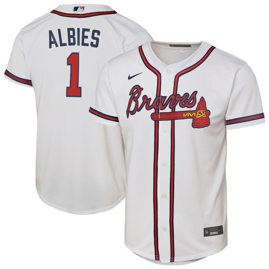 Youth Atlanta Braves Nike Player Jersey