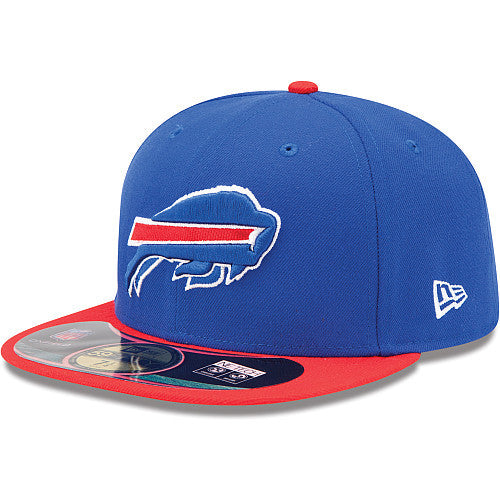 Buffalo Bills Blue & Red Snapback Hat with Embroidered Logo
