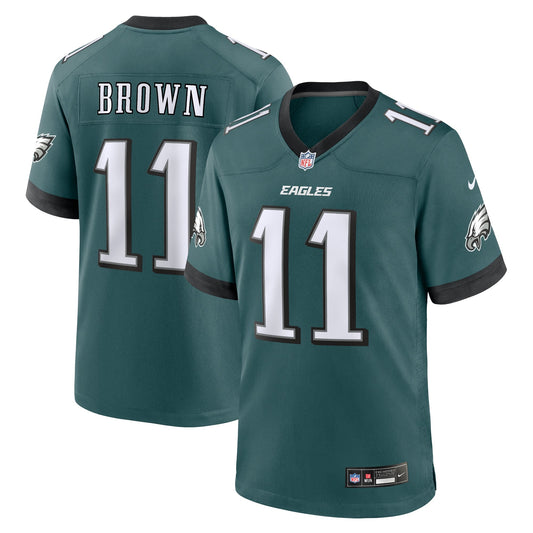 Men's Philadelphia Eagles Nike Midnight Green Team Game Jersey