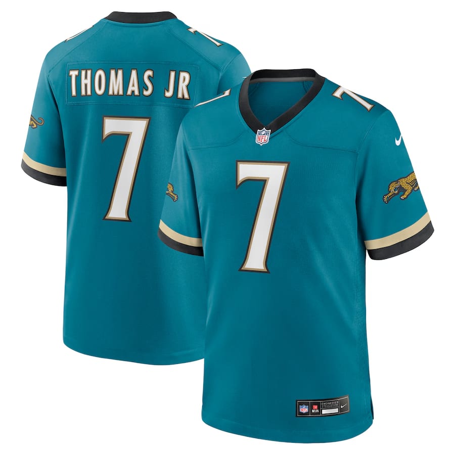 Men's Jacksonville Jaguars Nike Teal Prowler Throwback Player Game Jersey
