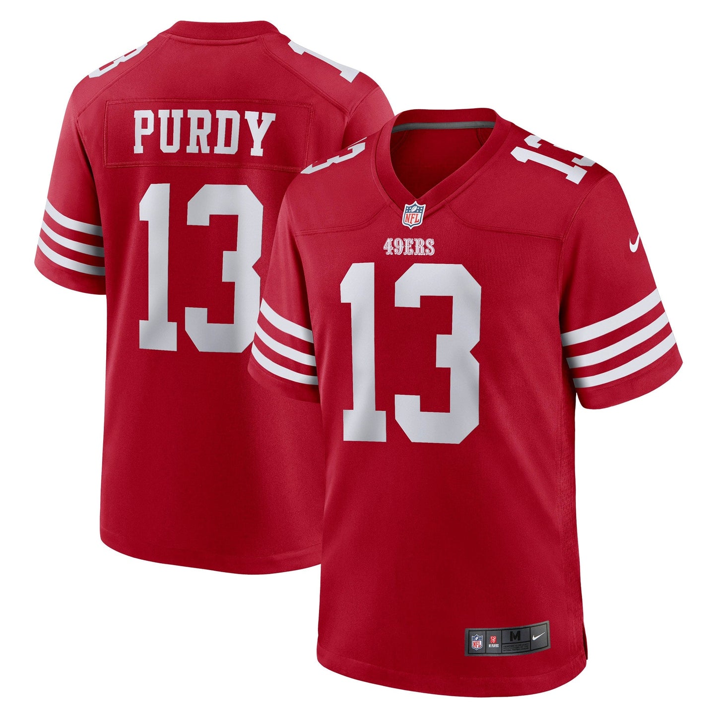 Men's San Francisco 49ers  Nike Scarlet Game Player Jersey
