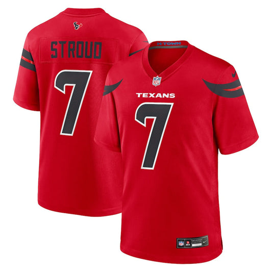 Men Houston Texans Nike Red Alternate Game Jersey
