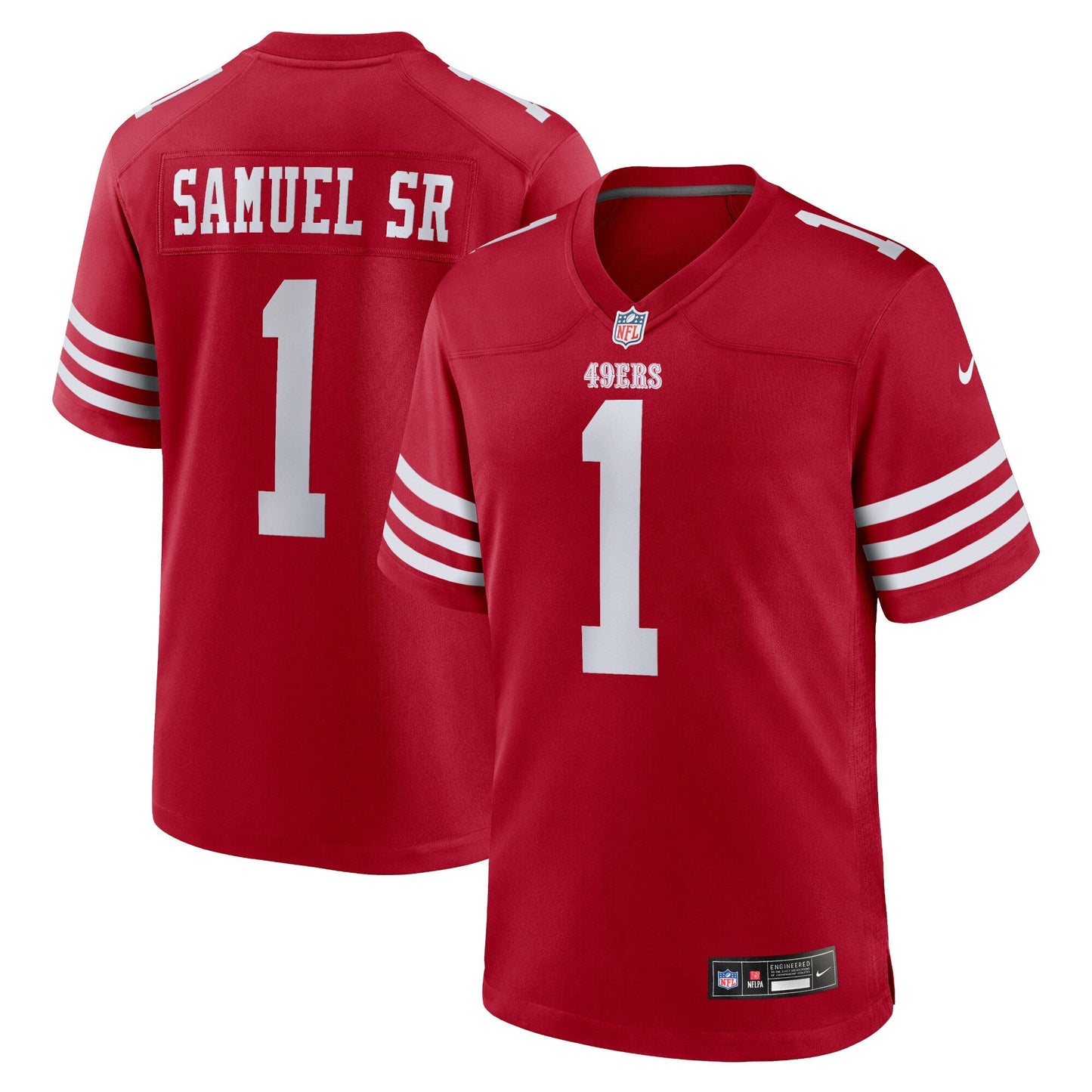 Men's San Francisco 49ers  Nike Scarlet Game Player Jersey
