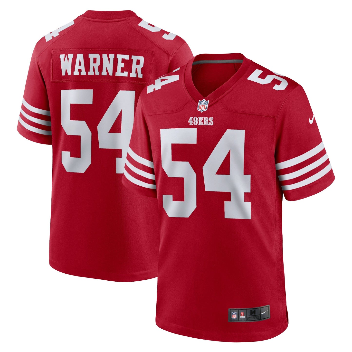 Men's San Francisco 49ers  Nike Scarlet Game Player Jersey