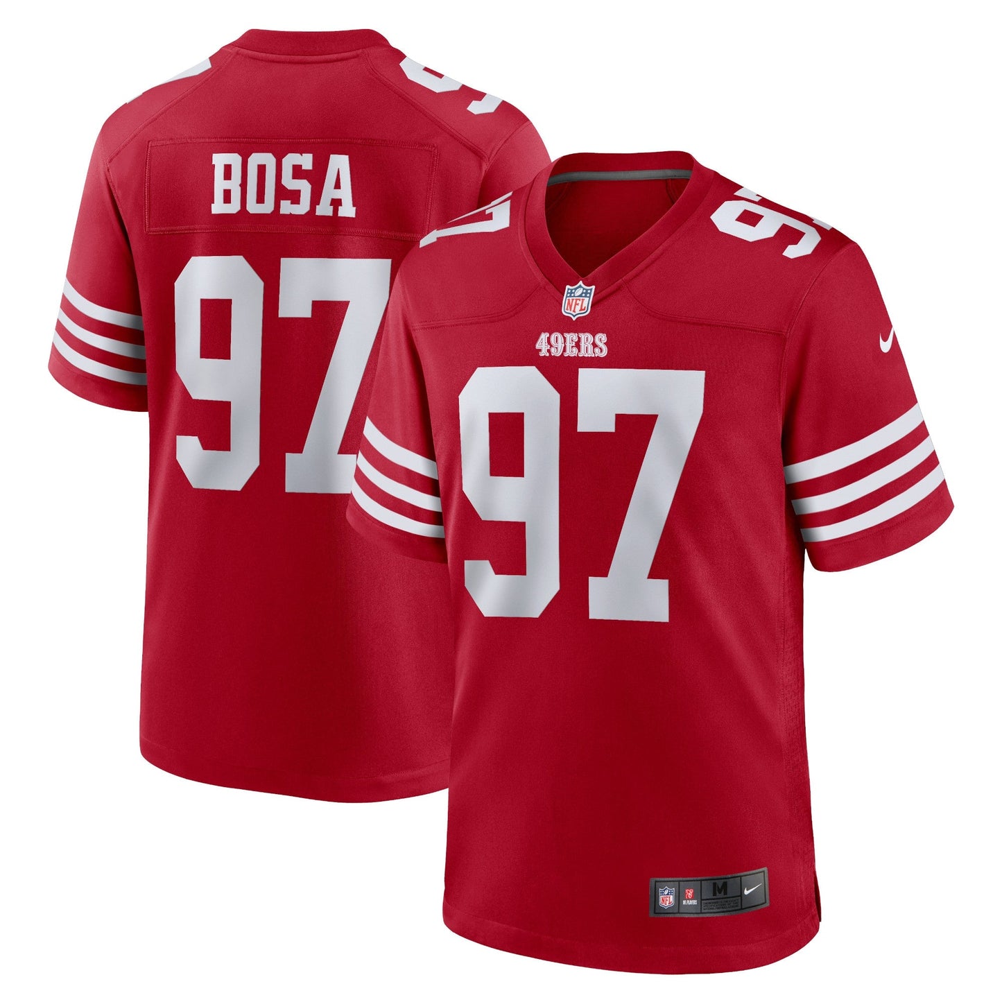 Men's San Francisco 49ers  Nike Scarlet Game Player Jersey