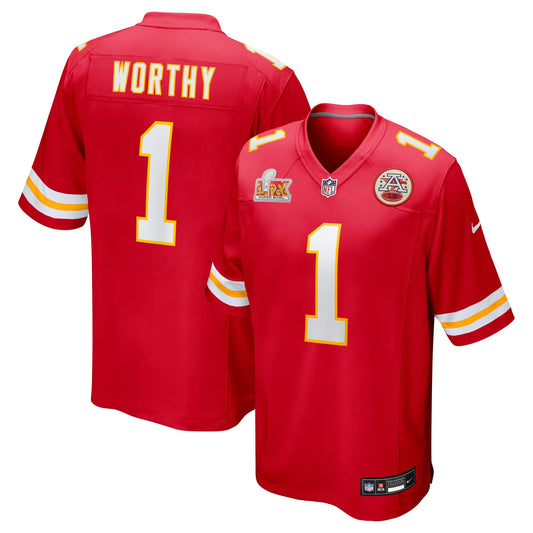 Men's Kansas City Chiefs Nike Super Bowl LIX Game Jersey