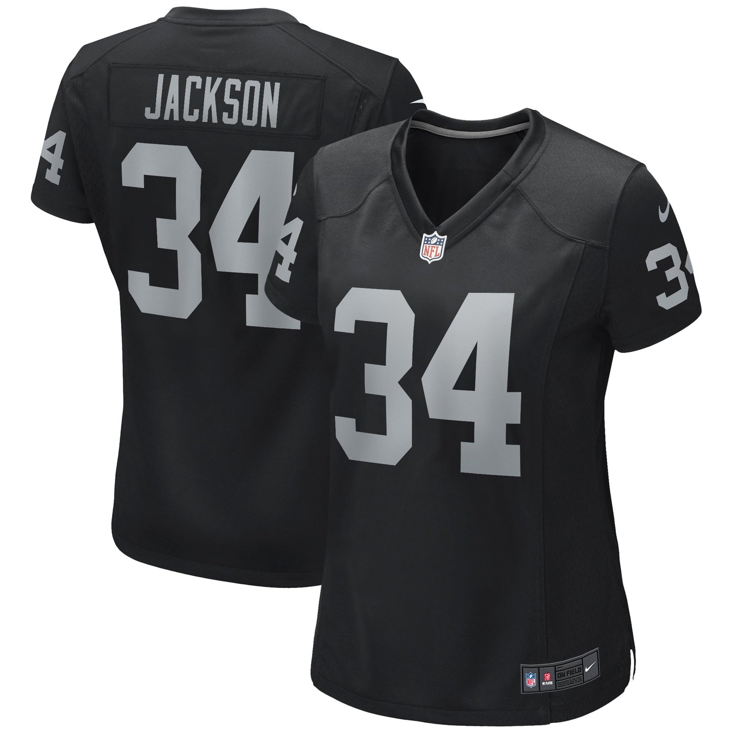 Woman Las Vegas Raiders Nike Black Game Jersey