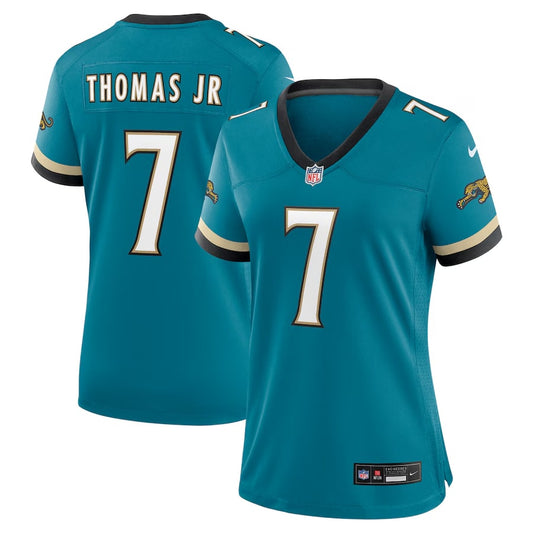 Woman Jacksonville Jaguars Nike Teal Prowler Throwback Player Game Jersey