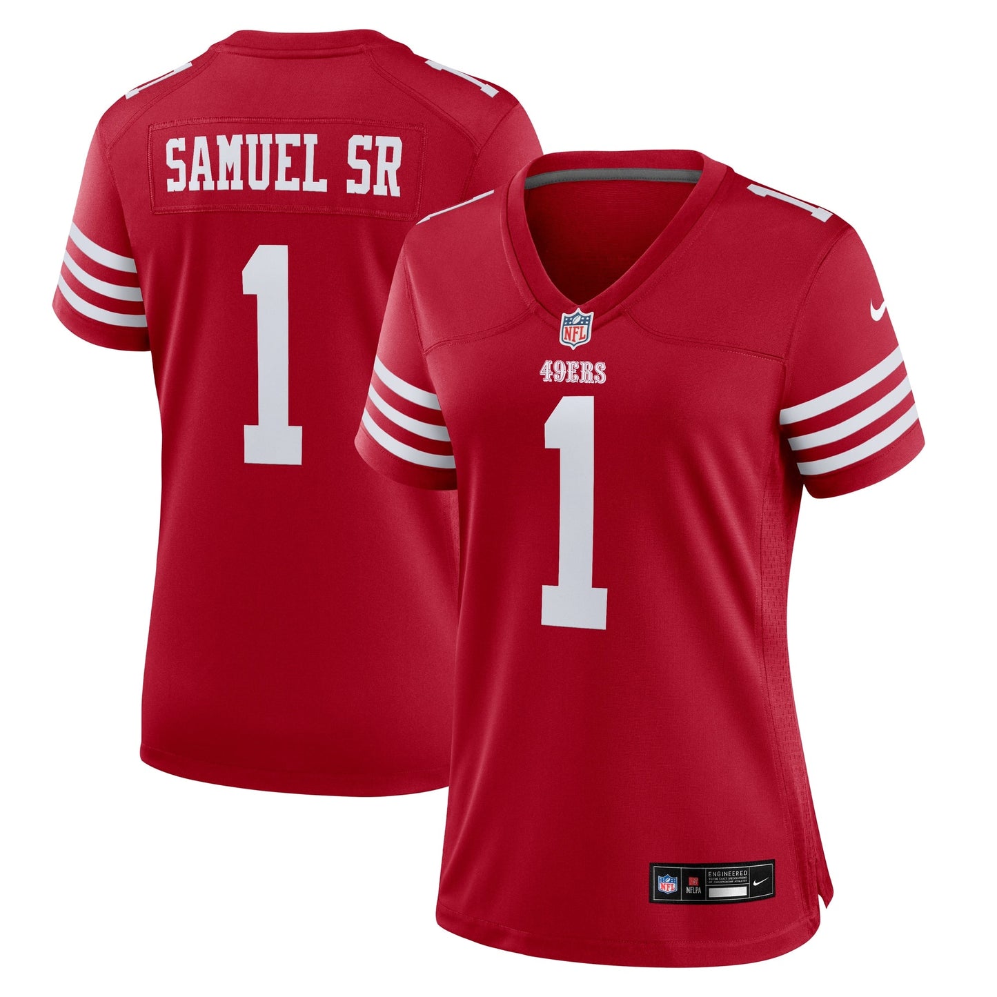 Woman San Francisco 49ers  Nike Scarlet Game Player Jersey
