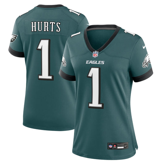 Women Philadelphia Eagles Nike Midnight Green Team Game Jersey