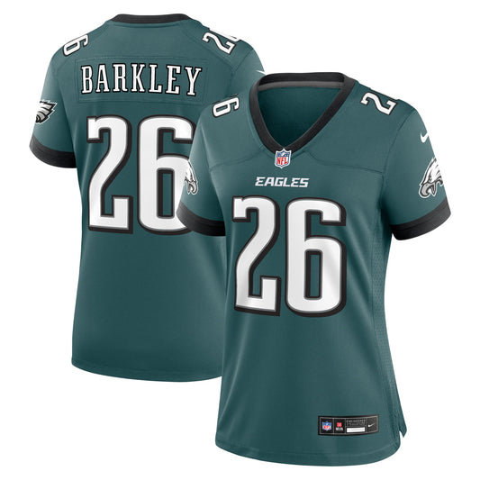 Women Philadelphia Eagles Nike Midnight Green Team Game Jersey