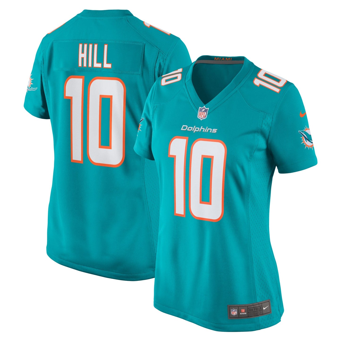 Woman Miami Dolphins Nike Aqua Game Jersey