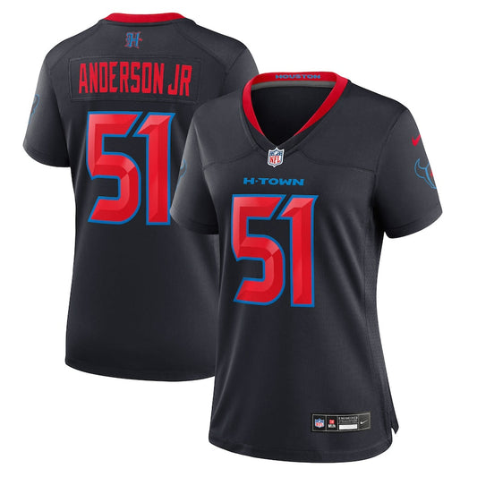 Women Houston Texans Nike Navy 2nd Alternate Game Jersey