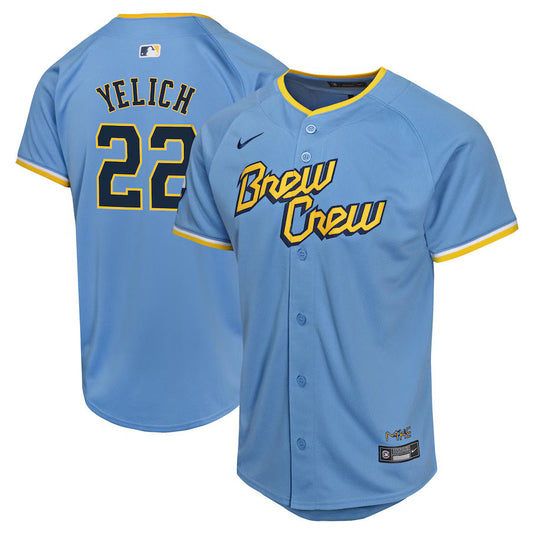 Youth Milwaukee Brewers Nike  Jersey