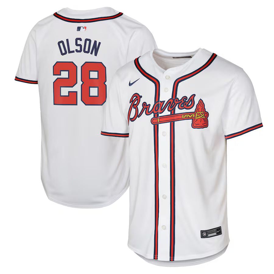 Youth Atlanta Braves Nike Player Jersey