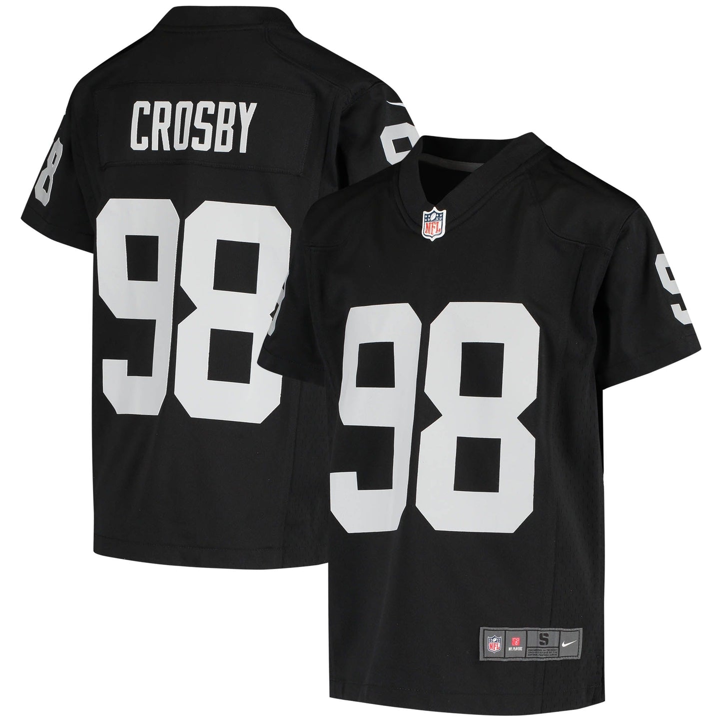 Youth Las Vegas Raiders Nike Black Game Jersey