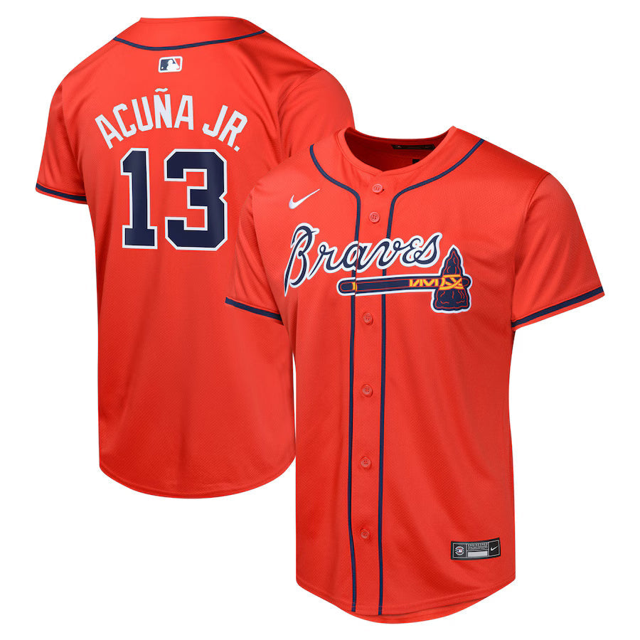 Youth Atlanta Braves Nike Player Jersey