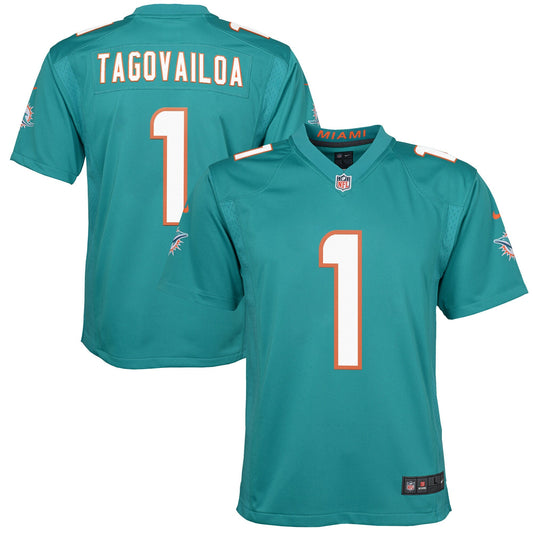 Youth Miami Dolphins Nike Aqua Game Jersey