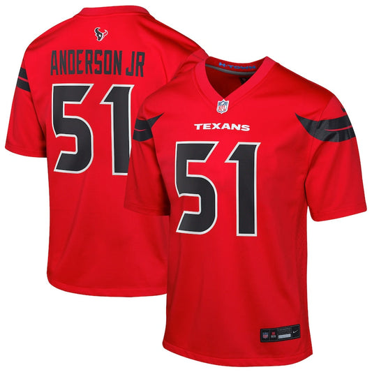 Youth Houston Texans Nike Red Alternate Game Jersey